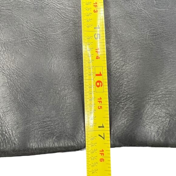 UGG Women’s Carlin Black Leather Block Heel Riding Boot Size US 10 - Picture 10 of 13